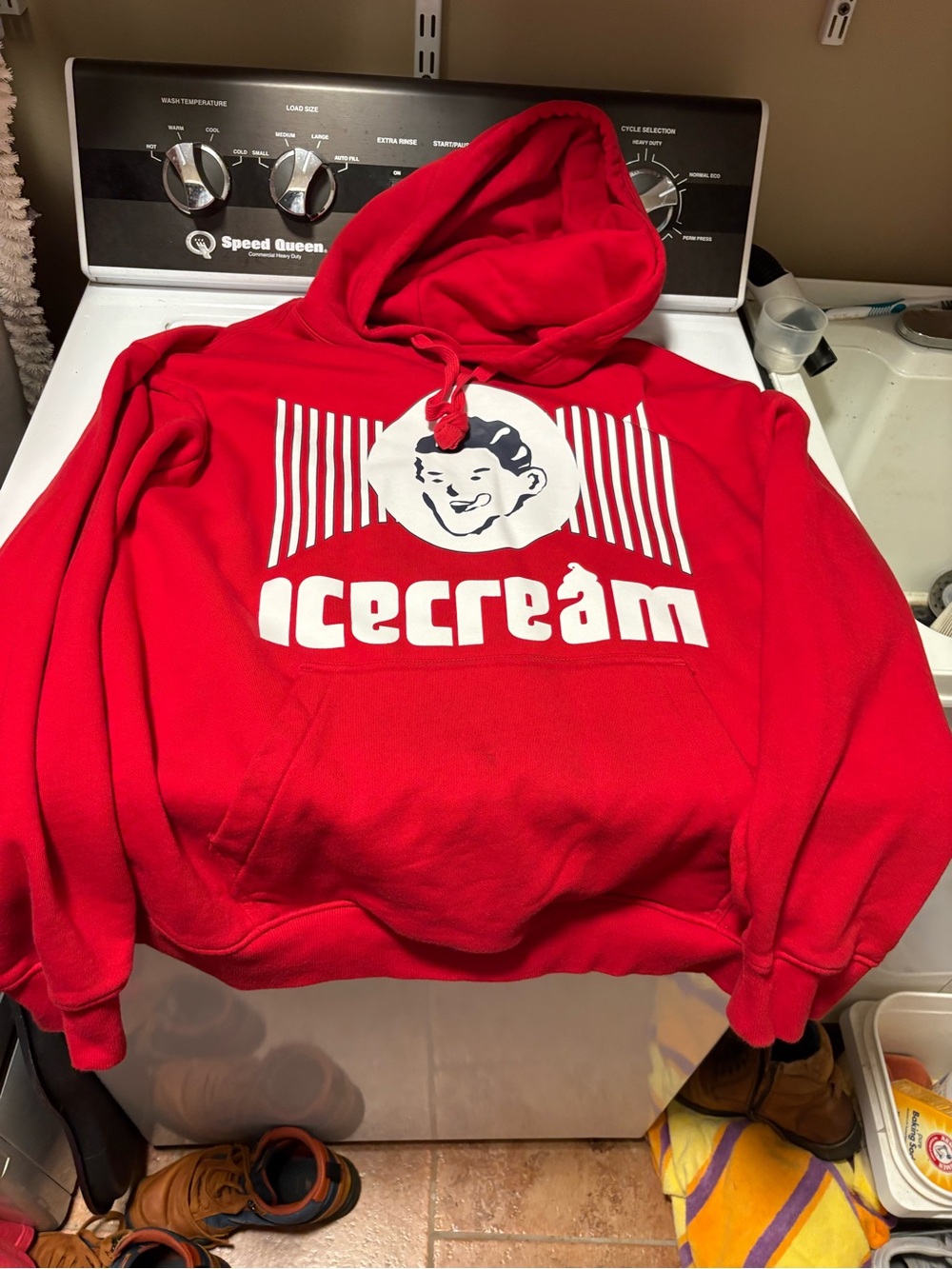 Icecream Red Logo Men's Hoodie